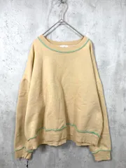 ITEMS URBAN RESEARCH アーバンリサーチ 裏起毛カラーステッチ プルオーバー sizeF/ベージュ  ■■レディースのサムネイル
