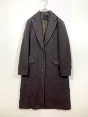 URBAN RESEARCH ROSSO アーバンリサーチロッソ 定価47250円 カシミヤ混スタンダードチェスター コート size36/茶 ◆■レディース