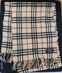 26062414 BURBERRY バーバリー ストール マフラー ラムウールのサムネイル