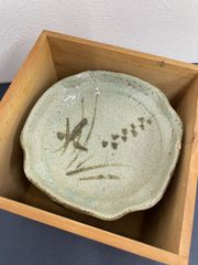 名工】九谷焼 市川清鱗 作 海老図 長角大皿 飾り皿 25×34.5cm - メルカリ