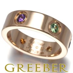 Cartier Love Ring, Sapphire, Multicolor, Size 52, 18K Pink Gold, Unrepaired Certificate #193092