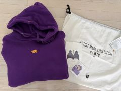 BTS 釜山コンサートグッズ パーカーL、スローガン - メルカリ