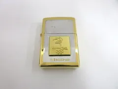 ジッポー ZIPPO シドニー オリンピック SYDNEY 2000 OLYMPIC GAMES 着火未確認 オイルライター ゴールド シルバーカラー 箱付 のサムネイル