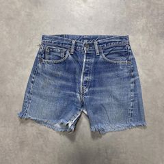 LEVI'S 501 66前期 カットオフ デニム ビンテージ ショーツ - メルカリ
