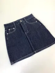 新品 Ada. エイダ ada333 デニム台形ミニ スカート sizeM/ダークブルー ■■レディース