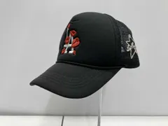 LA ROPA ロゴキャップ キスマーク 黒 メッシュキャップ ブラックのサムネイル
