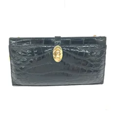 Pelley Lusso ペレリールッソ ウォレットバッグ/財布  クロコダイル    ブラック レディース / 240001203735のサムネイル