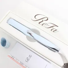 【美品】MTG ReFa STRAIGHT IRON PRO RE-AT-02A ホワイト リファストレートアイロン プロ ヘアアイロン 本体のサムネイル