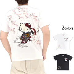 サンリオコラボ半袖Tシャツ「和風キティ」◆サクラスタイルセレクション