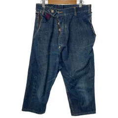 【中古】　Vivienne Westwood　デニムパンツ　クロップド丈　ジップフライ　古着　/4304のサムネイル