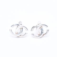 極美品 CHANEL シャネル ピアス ココマーク ラインストーン 重量2.92