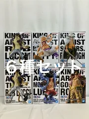 未開封 ONE PIECE ワンピース king of artist フィギュア ルッチ ルフィ ロジャー レイリー 6種セット LF6A65 f099