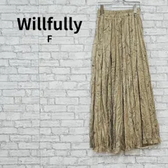 willfully ウィルフリー 総柄 プリーツロングスカートのサムネイル