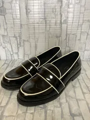 Y【Y12-11】◇ Bellini    サイズ38    エナメルローファー　黒色　レディースのサムネイル