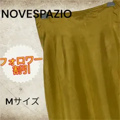06169　NOVESPAZIO　ノーベスパジオ　ひざ丈スカート　マスタードイエロー　黄色　Mサイズのサムネイル