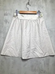 新品 franche lippee フランシュリッペ 536016 ウエストドット ミニ スカート sizeS/ベージュ ■■レディースのサムネイル