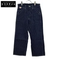 SUGAR CANE　シュガーケーン　SC40786 ネイビー ウォバッシュストライプ エンジニアパンツ　W30 L32のサムネイル