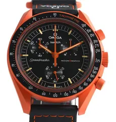 箱保付 極美品 Swatch × OMEGA スウォッチ × オメガ MISSION ON EARTH LAVA SO33O100 クオーツ メンズのサムネイル