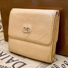 CHANEL 二つ折り財布 マイクロチョコバー Wホック ココマーク 黒