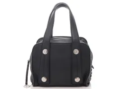 CHANEL シャネル バッグ ミニボストンバッグ ブラック/SV  ボストンバッグ レザー レディース【中古】472のサムネイル