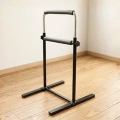 【新品/送料無料】立ち上がり補助手すり 4段階高さ調整 置き型 移動式 介護用品 高齢者 転倒防止 室内 玄関 トイレ リハビリ 杖 歩行補助のサムネイル