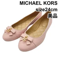 美品 マイケルコース MICHAEL KORS バレエシューズ 靴 フラット MK ロゴチャーム 7.5M 約24cm レディース 6V681のサムネイル