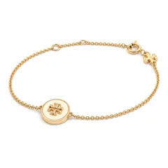 【ギフト対応可】トリーバーチ TORY BURCH ブレスレット KIRA ENAMEL BRACELET ゴールド アイボリー レディース ファッション 人気 ブランド おしゃれ 誕生日 記念 プレゼント ギフト 送料無料のサムネイル