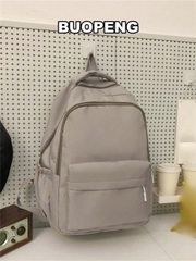 Women's Bags Backpacks Rucksacks Multifunctional Plain Canvas Backpack, Large Capacity Minimalist Multi-Compartment Travel Backpack, Practical School Bag, Waterproof Fashion Business Casual Laptop Bag, Trendy Backpack, School Bag, Ca