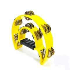 Tambourine, musical instrument, percussion, year-end party, karaoke (Green) [Green]