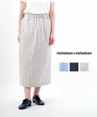 【30%OFF】ニコルソン&ニコルソン nicholson&nicholson スカート タイトスカート イージースカート タイト Iライン スリット ミモレ丈 ウエストゴム セットアップ カジュアル・CHERRY-W-3552401(レディース)のサムネイル