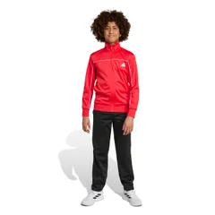 アディダス(adidas) ジャージ上下セット キッズ 上:ピュアルビー/ホワイト 下:ブラック/ホワイト KKN83-JX0205