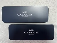COACH  コーチ　NEW YORK    ボールペン&万年筆セット　缶ケース入り　2点セット(1点は未使用、もう1点は使用)   情報誌Mono Max創刊10周年記念特別付録　完売　宝島社のサムネイル