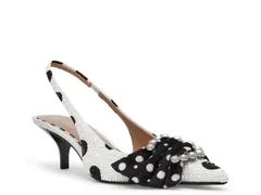 ベッツィジョンソン レディース シューズ パンプス Betsey JohnsonBryanna Pump WhiteBlack Polka Dot ホワイトのサムネイル