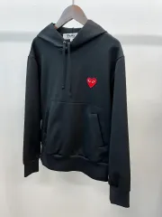 レディース COMME des GARCONS ブラック フーディーのサムネイル