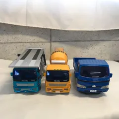 【はたらく車】玩具メーカーのトイコー（toyco） ミニカー  TOYOTA トヨエース  キャリアカー ミキサー車　B-125のサムネイル