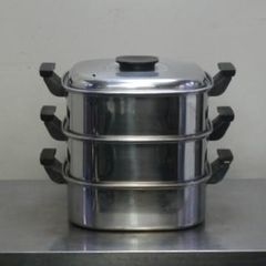 Amway Queen 両手鍋/蒸し器 多層構造 18/8 ステンレス - メルカリ
