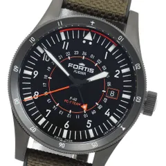 フォルティス FORTIS F426.0004 フリーガー F-43 トリプルGMT PC-7チーム エディション 自動巻き メンズ 極美品 箱付き_965225のサムネイル