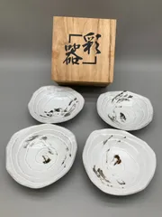★未使用★　自宅保管品　第一陶器　匠　煮物椀　煮物鉢揃　4個組　白　共箱付のサムネイル