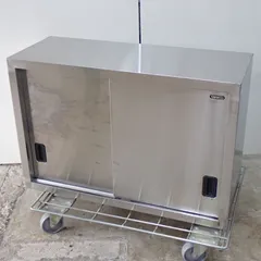 タニコー 吊戸棚 ステンレス TX-HCB-90 W900×D350×H600mm 自在中棚一段付 業務用 厨房のサムネイル