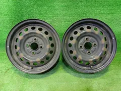 日産 NISSAN 純正 デイズルークス 2本 ホイール スチール クロ 14インチ 4.5J 4穴 2本 100 40300-6A02Fのサムネイル