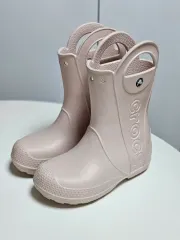 クロックス 長靴 キッズ レインブーツ ピンク J1 200