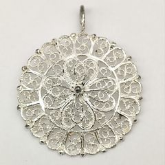 美品】ZOCALO ソカロ Lサイズ クロスペンダントトップ SILVER シルバー