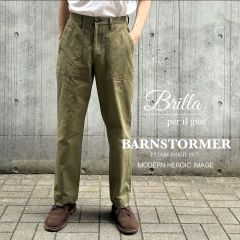 別注】BARNSTORMER /コットンヘリンボーンベイカーパンツ - メルカリ