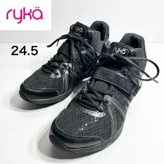 【美品】RYKA ライカ TENACITY テナシティー 24.5cm ブラック/ゴールド フィットネスシューズのサムネイル