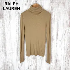 RALPH LAUREN ラルフローレン タートルネック リブ カットソー ベージュのサムネイル