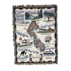 美品】WEAVETEC アメリカ国旗デザイン コットンラグ スロー - メルカリ
