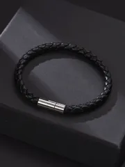 ジュエリー メンズ ブレスレット ファッショナブルで人気のある男性用磁気編組ブレスレット合金、ジュエリーギフトやスタイリッシュな外観に。のサムネイル