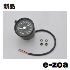 DAYTONA  デイトナ 機械式スピードメーター φ60 ブラックボディ/ブラックパネル 220km/h D15623 (2500259)のサムネイル