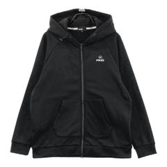 Size: LL PING 2024 Model Hooded Fleece-Lined Zip Jacket Black [240101722153] Golf Wear Men's Stosto