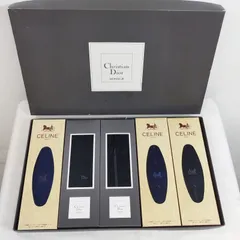 Christian Dior Monsieur クリスチャンディオールムッシュ CELINE セリーヌ 靴下 ソックス まとめ ギフトセット コレクション 箱付き ネイビー ブラック メンズ F691のサムネイル